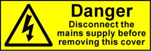 Electrical Safety Labels - Danger