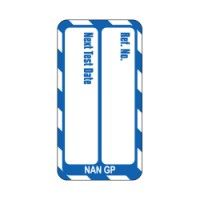  Nanotag Insert - Blue - Test Due - Pack of 10 