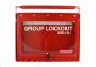 Steel Wall mounted or Portable Group Lockout Box - 8 hook.