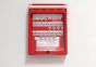  Steel Wall mounted or Portable Group Lockout Box - 24 hook. Colour Red. 