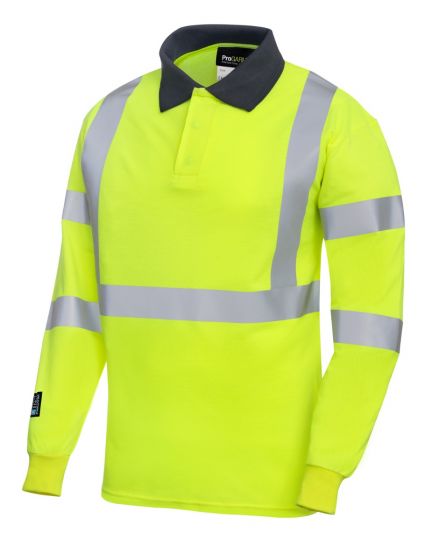 PROGARM 5286 ARC POLO SHIRT Hi-Vis Yellow 