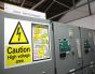 Giant Wall Sign - Caution High Voltage