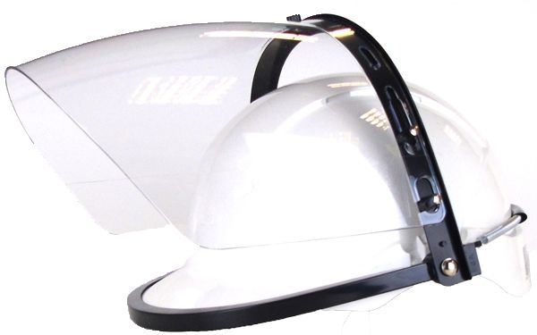 Hard hat visor shield store