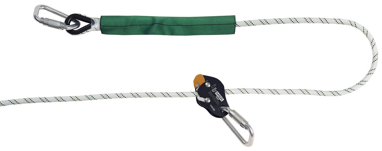 MSA Work Positioning Lanyard with Aluminium Ropegrab Adjuster Reece
