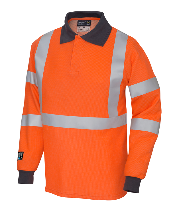 Arc Flash High Viz Orange Polo shirt Reece Safety