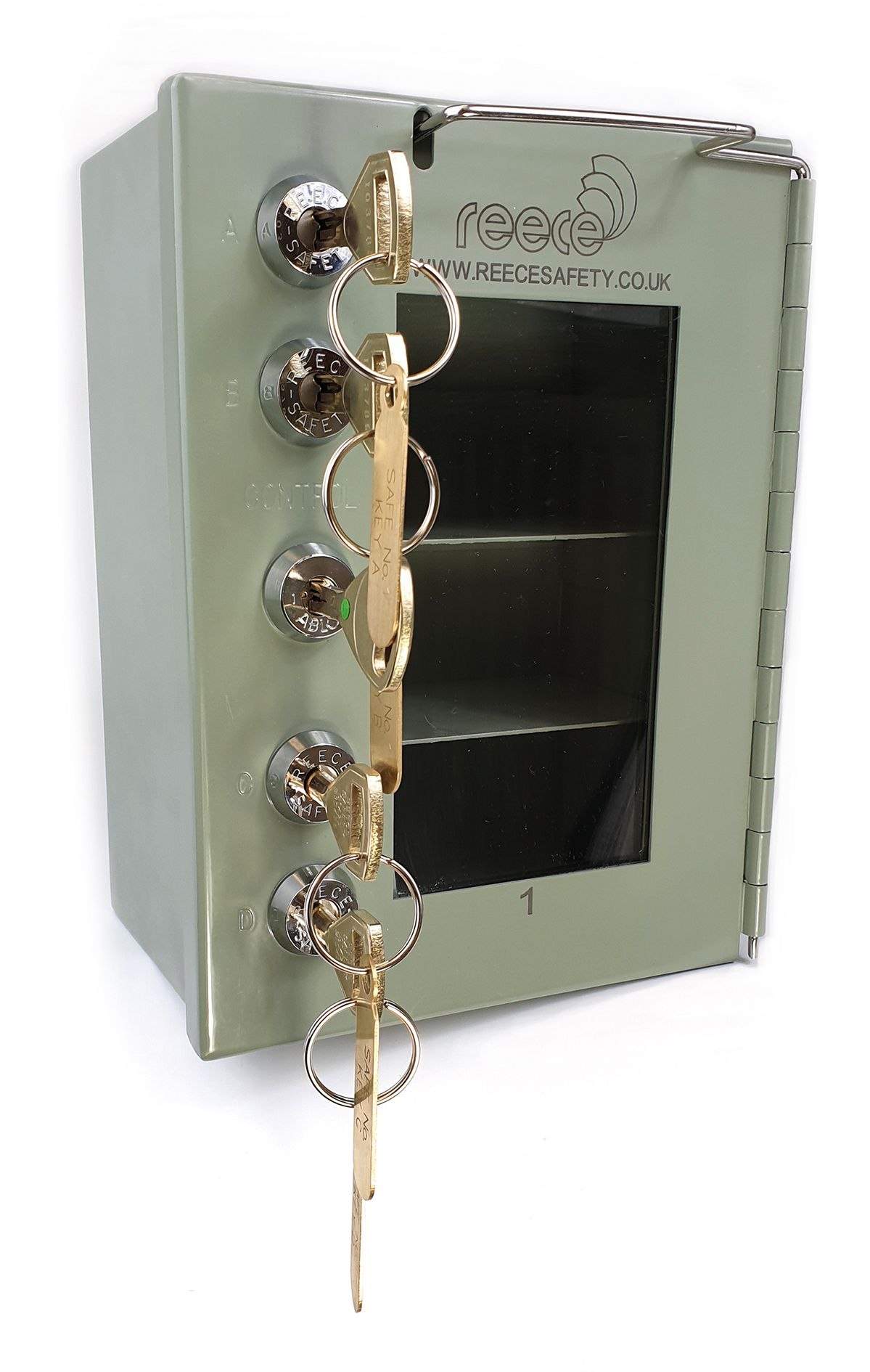 Lock with 4 keys on sale