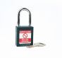  TEAL Steel Shackle safety padlock keyed differently