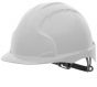 Industrial Safety Helmet - with slip rachet - White