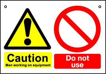 'Caution Do Not Use' - Hanging Lockout Sign