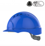 EvoGuard C2 Visor + EVO2 vented Safety Helmet Combined-Blue