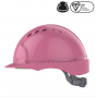 EvoGuard C2 Visor + EVO2 vented Safety Helmet Combined-Pink