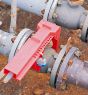 B-Safe ball valve fits ball valve size 50mm to 200mm RED