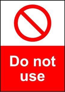  Size A7 Do not use 