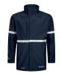 High Viz Arc Flash Navy Waterproof Shell Jacket 17.1cal/cm2