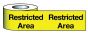  Barrier Warning Tape 150mmx100m Restricted Area 